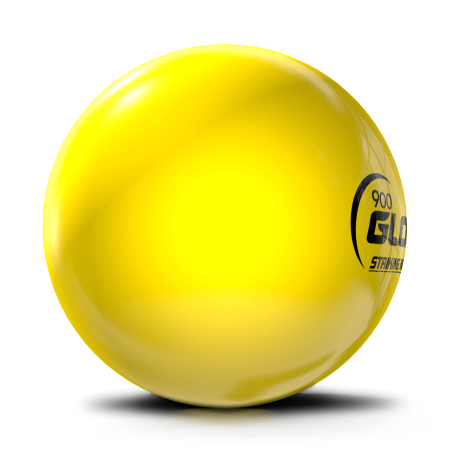 900 Global Honey Badger Yellow Poly Bowling Ball + FREE